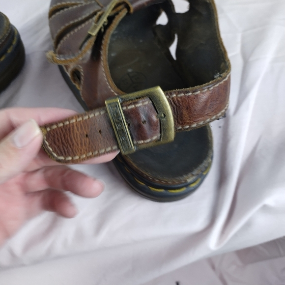 Vtg Dr Martens Men\'s Size 11  Platform Leather Sandals England Summer Wear main image 8